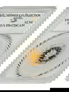 1901 PCGS PR67DCAM Liberty Head $2.50 Gold Coin: 1901 PCGS PR67DCAM Liberty Head $2.50 Gold Coin Presenting a stunning 1901 Liberty Head $2.50 Gold Coin, certified by PCGS with a remarkable PR67DCAM grade. This uncirculated coin showcases pristine h