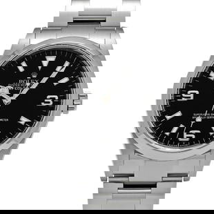 ROLEX Explorer 114270 Men's Watch Automatic Cal.3130 Black Dial Stainless Steel: ROLEX Explorer 114270 Men's Watch Automatic Cal.3130 Black Dial Stainless Steel Discover the ROLEX Explorer 114270, a meticulously crafted men's wristwatch designed for adventurers. This model, introd