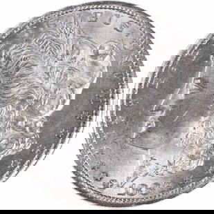 1882-CC Morgan Silver Dollar Choice Brilliant Uncirculated Coin: 1882-CC Morgan Silver Dollar Choice Brilliant Uncirculated Coin This 1882-CC Morgan Silver Dollar is an exquisite collectible coin in Choice Brilliant Uncirculated condition. Struck in silver at the C