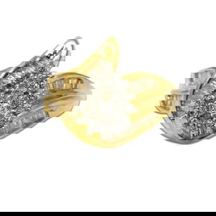 Vintage 12k Yellow Gold 0.75ct Diamond Cluster Ring Size 7: Vintage 12k Yellow Gold 0.75ct Diamond Cluster Ring Size 7 This exquisite vintage ring features a stunning cluster of diamonds, totaling 0.75 carats, set in luxurious 12k yellow gold. With a diamond c