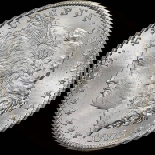 1885-CC GSA Morgan Silver Dollar NGC MS63 Uncirculated Silver Coin: 1885-CC GSA Morgan Silver Dollar NGC MS63 Uncirculated Silver Coin This stunning 1885-CC GSA Morgan Silver Dollar showcases superb eye appeal and features a strong strike, graded as MS63 by NGC. This