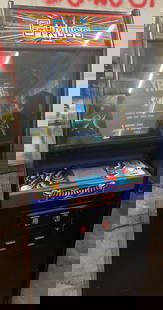 Rare GYRUSS Arcade Machine by KONAMI 1983 Fully Functional: Rare GYRUSS Arcade Machine by KONAMI 1983 Fully Functional Experience the classic excitement of the GYRUSS Arcade Machine by KONAMI, released in 1983. This single-player action game comes in excellent