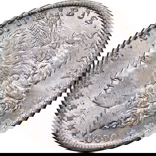 1890-O Morgan Silver Dollar NGC MS62 Uncirculated Coin: 1890-O Morgan Silver Dollar NGC MS62 Uncirculated Coin This stunning 1890-O Morgan Silver Dollar showcases striking luster and has been graded MS62 by NGC, ensuring its quality and authenticity. Minte