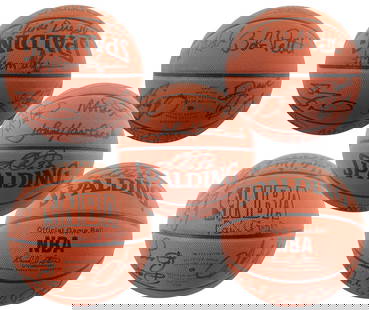 Signed NBA Basketball with 13 Legends Autographs BAS Certified: Signed NBA Basketball with 13 Legends Autographs BAS Certified This Official NBA Game Basketball features the signatures of basketball legends including John Havelicek, Magic Johnson, Larry Bird, Karl