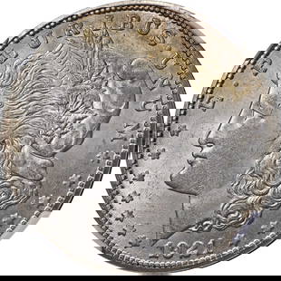 1921-S NGC MS63 Morgan Silver Dollar Uncirculated San Francisco: 1921-S NGC MS63 Morgan Silver Dollar Uncirculated San Francisco This 1921-S Morgan Silver Dollar is certified by NGC with a grade of MS63, indicating an uncirculated condition and a nice strike. Minte
