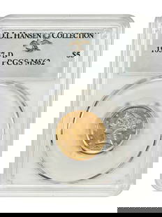 1857-D Liberty Head $5 Coin PCGS MS62 Dahlonega Mint Rare Gold: 1857-D Liberty Head $5 Coin PCGS MS62 Dahlonega Mint Rare Gold This exquisite 1857-D Liberty Head $5 coin is certified by PCGS with a grade of MS62, making it an uncirculated piece of exceptional qual
