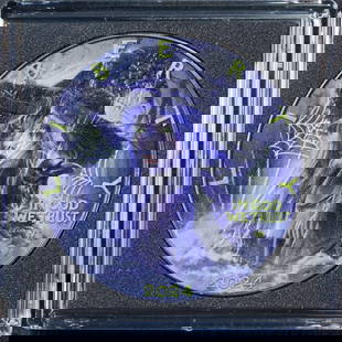 2024 Silver American Eagle Halloween Witch Spells Colorized Coin: 2024 Silver American Eagle Halloween Witch Spells Colorized Coin This 2024 Silver American Eagle features a unique Halloween Witch Spells Edition colorization, making it a striking addition to any