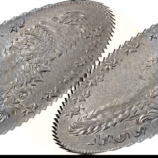 1808 Bust Half Dollar Choice AU/BU Silver Coin Exceptional Eye Appeal: 1808 Bust Half Dollar Choice AU/BU Silver Coin Exceptional Eye Appeal This 1808 Bust Half Dollar displays exceptional eye appeal with a nice strike. Classified as Choice AU/BU, this coin features a