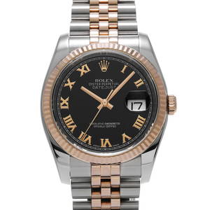 ROLEX Datejust 116231 Automatic Men's Watch in Stainless Steel and Everose Gold