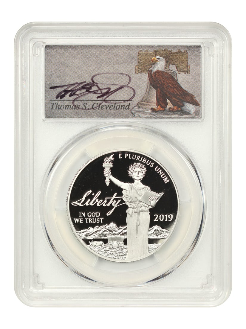 2019-W $100 Platinum Eagle Liberty First Day Issue PCGS PR70DCAM: 2019-W $100 Platinum Eagle Liberty First Day Issue PCGS PR70DCAM This 2019-W $100 Platinum Eagle features the iconic Liberty design and is part of the First Day Issue series. Graded PR70DCAM by PCGS, 