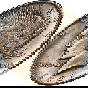 1921 NGC Uncirculated High Relief Peace Dollar Silver Coin: 1921 NGC Uncirculated High Relief Peace Dollar Silver Coin This 1921 Peace Dollar is a stunning example of high relief coinage, certified by NGC as Uncirculated with nice luster and a nice strike. Str