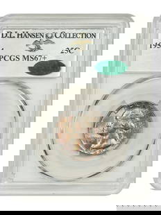 1954 Washington Quarter PCGS MS67+ CAC Rare Rainbow Tones: 1954 Washington Quarter PCGS MS67+ CAC Rare Rainbow Tones This stunning 1954 Washington Quarter is certified by PCGS with a grade of MS67+, making it an exquisite choice for collectors. It boasts a pr