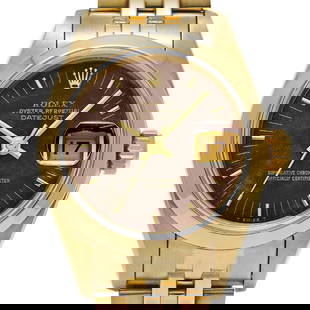 ROLEX Datejust 69168 Ladies Watch Yellow Gold Brown Dial Jubilee Bracelet: ROLEX Datejust 69168 Ladies Watch Yellow Gold Brown Dial Jubilee Bracelet This exquisite ROLEX Datejust wristwatch, model 69168, is a true representation of luxury and craftsmanship, manufactured arou