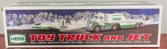 2010 Hess Toy Truck and Jet Original Collectible Mint Condition: 2010 Hess Toy Truck and Jet Original Collectible Mint Condition This 2010 Hess Toy Truck and Jet is a delightful collectible, perfect for enthusiasts and children alike. It comes in its original packa