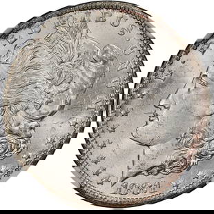 1881-CC Morgan Silver Dollar NGC MS63 Uncirculated Strong Strike: 1881-CC Morgan Silver Dollar NGC MS63 Uncirculated Strong Strike This 1881-CC Morgan Silver Dollar is an exceptional piece, certified by NGC with a grade of MS63, showcasing great eye appeal and a str
