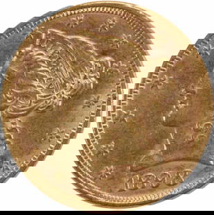 1898 $5 Gold Liberty Head Coin BU Uncertified Pre-1933: 1898 $5 Gold Liberty Head Coin BU Uncertified Pre-1933 This is an 1898 $5 Gold Liberty Head coin, featuring a beautiful Brilliant Uncirculated (BU) grade. The coin was minted without a mint mark and i