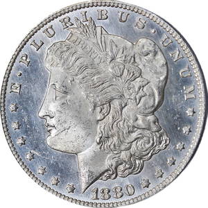 1880/79-CC Morgan Silver Dollar PCGS MS64 PL Uncirculated Coin