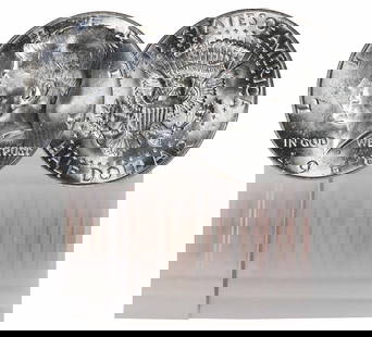 1968-D Uncirculated Silver Clad Kennedy Half Dollar 20 Coin Roll: 1968-D Uncirculated Silver Clad Kennedy Half Dollar 20 Coin Roll This roll contains 20 uncirculated 1968-D Silver Clad Kennedy Half Dollars, each featuring the iconic Kennedy design. These coins are