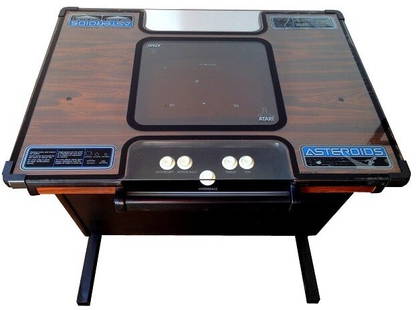 Atari Asteroids 1979 Cocktail Arcade Machine 2 Player Classic Game: Atari Asteroids 1979 Cocktail Arcade Machine 2 Player Classic Game Experience classic arcade gaming with the Asteroids Arcade Cocktail Machine by Atari, a nostalgic piece from 1979. This fully functio