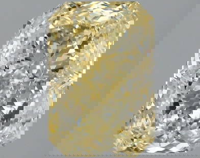 Loose Diamond - RADIANT 2.1ct Fancy Vivid Yellow VS1: Loose Diamond - RADIANT 2.1ct Fancy Vivid Yellow VS1 Source: This is a real non-mined Diamond that has been grown in a lab Shape: RADIANT Carats: 2.1 Color: Fancy Vivid Yellow Certification: IGI Video