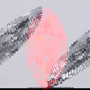 Loose Diamond - MARQUISE 1.4ct Fancy Vivid Pink VVS2: Loose Diamond - MARQUISE 1.4ct Fancy Vivid Pink VVS2 Source: This is a real non-mined Diamond that has been grown in a lab Shape: MARQUISE Carats: 1.4 Color: Fancy Vivid Pink Certification: IGI Video: