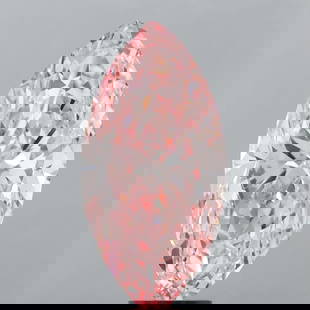 Loose Diamond - MARQUISE 10.05ct Fancy Vivid Pink VVS2: Loose Diamond - MARQUISE 10.05ct Fancy Vivid Pink VVS2 Source: This is a real non-mined Diamond that has been grown in a lab Shape: MARQUISE Carats: 10.05 Color: Fancy Vivid Pink Certification: IGI Vi