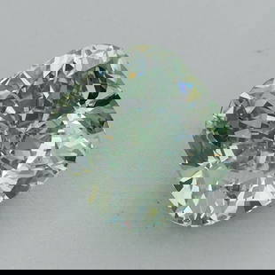 Loose Diamond - CUSHION MODIFIED 2.08ct Fancy Vivid Green VS1: Loose Diamond - CUSHION MODIFIED 2.08ct Fancy Vivid Green VS1 Source: This is a real non-mined Diamond that has been grown in a lab Shape: CUSHION MODIFIED Carats: 2.08 Color: Fancy Vivid Green Certif