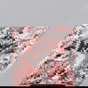 Loose Diamond - PRINCESS 5.9ct Fancy Intense Pink VS1: Loose Diamond - PRINCESS 5.9ct Fancy Intense Pink VS1 Source: This is a real non-mined Diamond that has been grown in a lab Shape: PRINCESS Carats: 5.9 Color: Fancy Intense Pink Certification: IGI Vid