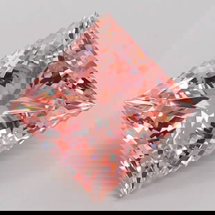 Loose Diamond - PRINCESS 5.01ct Fancy Intense Pink VS1: Loose Diamond - PRINCESS 5.01ct Fancy Intense Pink VS1 Source: This is a real non-mined Diamond that has been grown in a lab Shape: PRINCESS Carats: 5.01 Color: Fancy Intense Pink Certification: IGI V