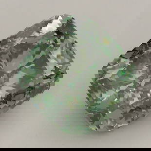 Loose Diamond - CUSHION MODIFIED 4.04ct Fancy Vivid Green VS1: Loose Diamond - CUSHION MODIFIED 4.04ct Fancy Vivid Green VS1 Source: This is a real non-mined Diamond that has been grown in a lab Shape: CUSHION MODIFIED Carats: 4.04 Color: Fancy Vivid Green Certif