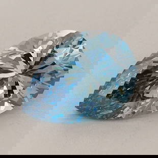 Loose Diamond - PEAR 0.92ct Fancy Vivid Blue VS1: Loose Diamond - PEAR 0.92ct Fancy Vivid Blue VS1 Source: This is a real non-mined Diamond that has been grown in a lab Shape: PEAR Carats: 0.92 Color: Fancy Vivid Blue Certification: IGI Video: