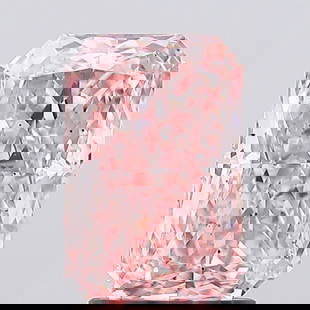 Loose Diamond - RADIANT 2.51ct Fancy Intense Pink VS2: Loose Diamond - RADIANT 2.51ct Fancy Intense Pink VS2 Source: This is a real non-mined Diamond that has been grown in a lab Shape: RADIANT Carats: 2.51 Color: Fancy Intense Pink Certification: IGI