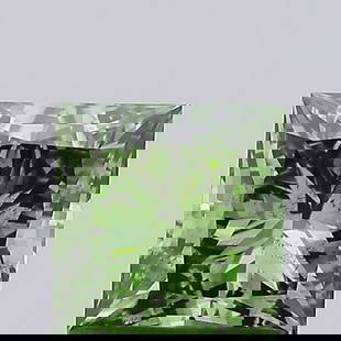 Loose Diamond - PRINCESS 1.0ct Fancy Vivid Green VS2: Loose Diamond - PRINCESS 1.0ct Fancy Vivid Green VS2 Source: This is a real non-mined Diamond that has been grown in a lab Shape: PRINCESS Carats: 1.0 Color: Fancy Vivid Green Certification: IGI