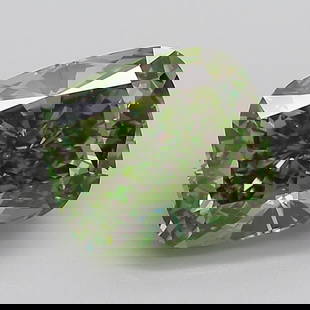 Loose Diamond - CUSHION MODIFIED 4.19ct Fancy Vivid Green VS1: Loose Diamond - CUSHION MODIFIED 4.19ct Fancy Vivid Green VS1 Source: This is a real non-mined Diamond that has been grown in a lab Shape: CUSHION MODIFIED Carats: 4.19 Color: Fancy Vivid Green Certif