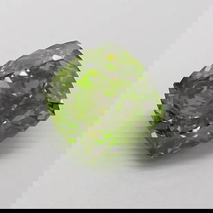 Loose Diamond - CUSHION MODIFIED 1.04ct Fancy Vivid Green VS1: Loose Diamond - CUSHION MODIFIED 1.04ct Fancy Vivid Green VS1 Source: This is a real non-mined Diamond that has been grown in a lab Shape: CUSHION MODIFIED Carats: 1.04 Color: Fancy Vivid Green Certif