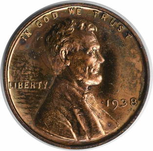 1938 Lincoln Cent Choice Proof Uncertified Copper Coin: 1938 Lincoln Cent Choice Proof Uncertified Copper Coin This 1938 Lincoln Cent is a stunning example of numismatic craftsmanship, classified as a Choice Proof+ coin. It features an uncirculated finish,