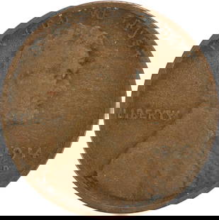 1914-D Lincoln Wheat Cent VF Uncertified Copper Coin: 1914-D Lincoln Wheat Cent VF Uncertified Copper Coin This 1914-D Lincoln Cent is a classic collectible coin, featuring a grade of VF (Very Fine) and made of copper. As a circulated coin, it showcases
