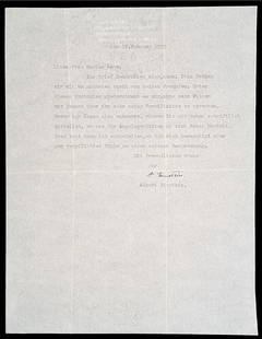 Albert Einstein 1955 Signed Typed Letter PSA/DNA 8.5x11 Original: Albert Einstein 1955 Signed Typed Letter PSA/DNA 8.5x11 Original This authentic signed letter from Albert Einstein, dated February 16, 1955, is a remarkable piece of history. The 8.5x11-inch typed let