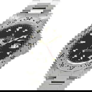 ROLEX Explorer II 16570 Automatic Men's Watch Black Dial Stainless Steel 1993: ROLEX Explorer II 16570 Automatic Men's Watch Black Dial Stainless Steel 1993 Discover the iconic ROLEX Explorer II 16570, a men's wristwatch designed for adventurers and professionals in extreme envi