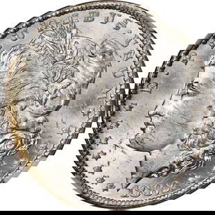 1882-CC Morgan Silver Dollar NGC MS63 Strong Strike Silver Coin: 1882-CC Morgan Silver Dollar NGC MS63 Strong Strike Silver Coin This 1882-CC Morgan Silver Dollar is graded MS63 by NGC, showcasing nice eye appeal and a strong strike. This coin, minted in Carson Cit