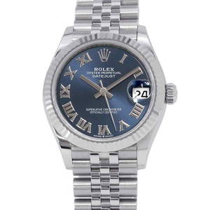 Rolex Datejust 31 278274 SS/K18WG Bright Blue Roman Dial Automatic Wristwatch