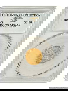 1865-S Liberty Head $2.50 Gold Coin PCGS MS62+ Rare Civil War Era: 1865-S Liberty Head $2.50 Gold Coin PCGS MS62+ Rare Civil War Era This 1865-S $2.50 Liberty Head coin is certified by PCGS with a grade of MS62+. Struck at the San Francisco mint during the Civil War