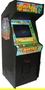 Capcom Buster Bros Arcade Machine 1989 Rare 2 Player Classic: Capcom Buster Bros Arcade Machine 1989 Rare 2 Player Classic Experience the nostalgia of the classic BUSTER BROS. Arcade Machine by CAPCOM, released in 1989. This well-maintained, pre-owned arcade mac