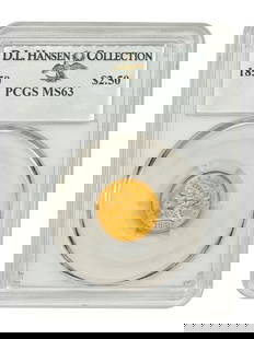 1850 Liberty Head $2.50 Coin PCGS MS63 Uncirculated Gold: 1850 Liberty Head $2.50 Coin PCGS MS63 Uncirculated Gold This exquisite 1850 Liberty Head $2.50 coin, graded MS63 by PCGS, features beautiful deep honey-gold surfaces that exhibit elegant mint luster.