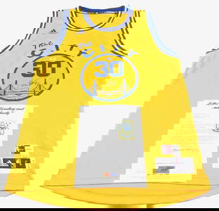 Stephen Curry Autographed Jersey PSA/DNA Grade 10 Golden State Warriors