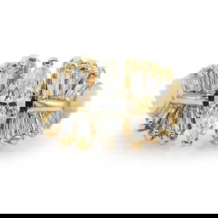 Vintage 14K Yellow Gold .65ct Marquise Diamond Ring Size 10.125: Vintage 14K Yellow Gold .65ct Marquise Diamond Ring Size 10.125 Stunning vintage 14K Yellow Gold Marquise Diamond Ring featuring a prominent marquise diamond at the center, weighing .65 carats and