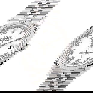 Rolex Datejust 36 SS K18WG White Gold 126234 Automatic Wristwatch: Rolex Datejust 36 SS K18WG White Gold 126234 Automatic Wristwatch Discover the exquisite Rolex Datejust 36, a stunning wristwatch crafted from stainless steel and 18K white gold. This model, reference