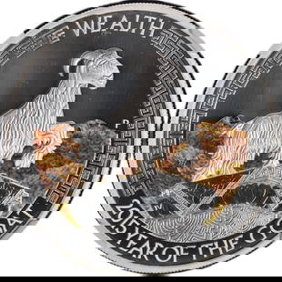 2015 Tuvalu Silver $1 Year of the Goat Colorized NGC PF70 Ultra Cameo: 2015 Tuvalu Silver $1 Year of the Goat Colorized NGC PF70 Ultra Cameo This exquisite 2015 Tuvalu Silver $1 coin celebrates the Year of the Goat, featuring a vibrant colorized design that symbolizes we