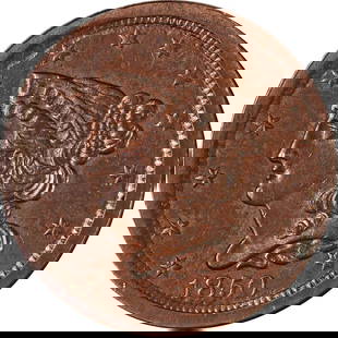 1850 Half Cent Copper Coin Nice AU/BU Historic Appeal: 1850 Half Cent Copper Coin Nice AU/BU Historic Appeal This 1850 Half Cent features a striking design and exhibits nice eye appeal, showcasing its well-preserved condition. The coin is composed of