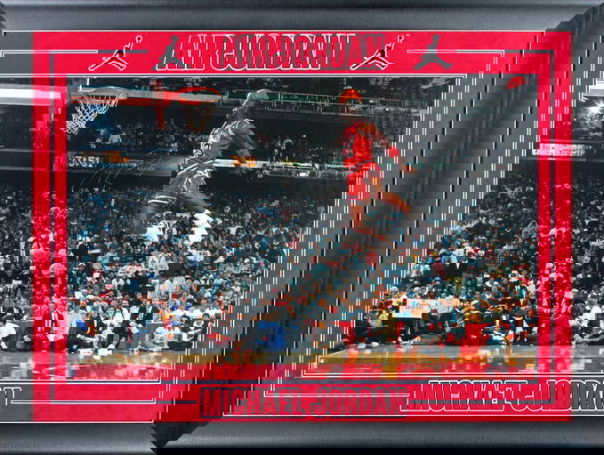 Upper Deck Michael Jordan Signed Wings Poster Official Michael